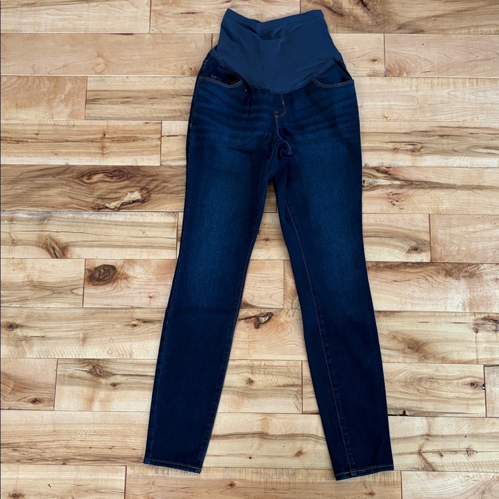 Old Navy Navy Blue Maternity Skinny Jeans
